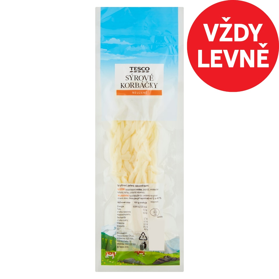 Tesco Cheese Buns Unsmoked 55g