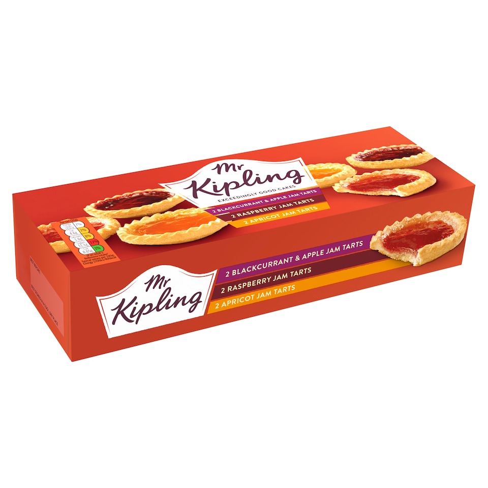 image 1 of Mr Kipling Assorted Jam Tarts 6 Pack