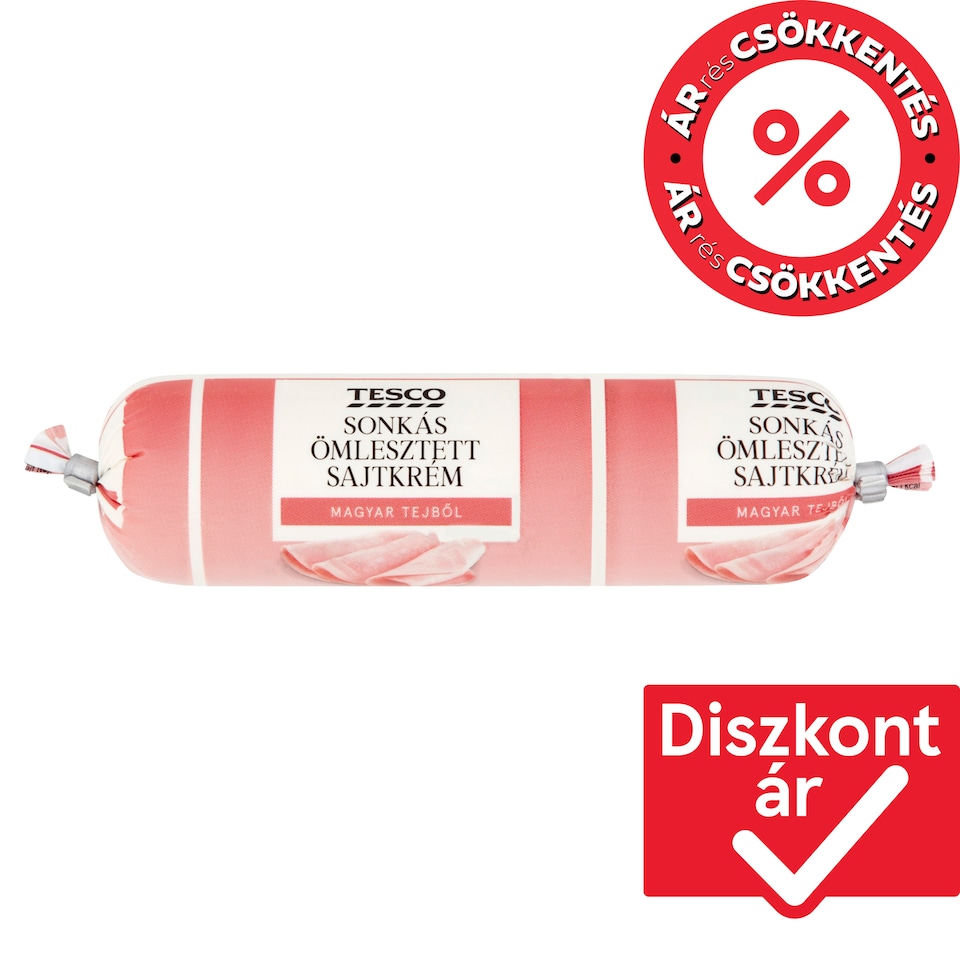 Tesco sonkás ömlesztett sajtkrém 100 g