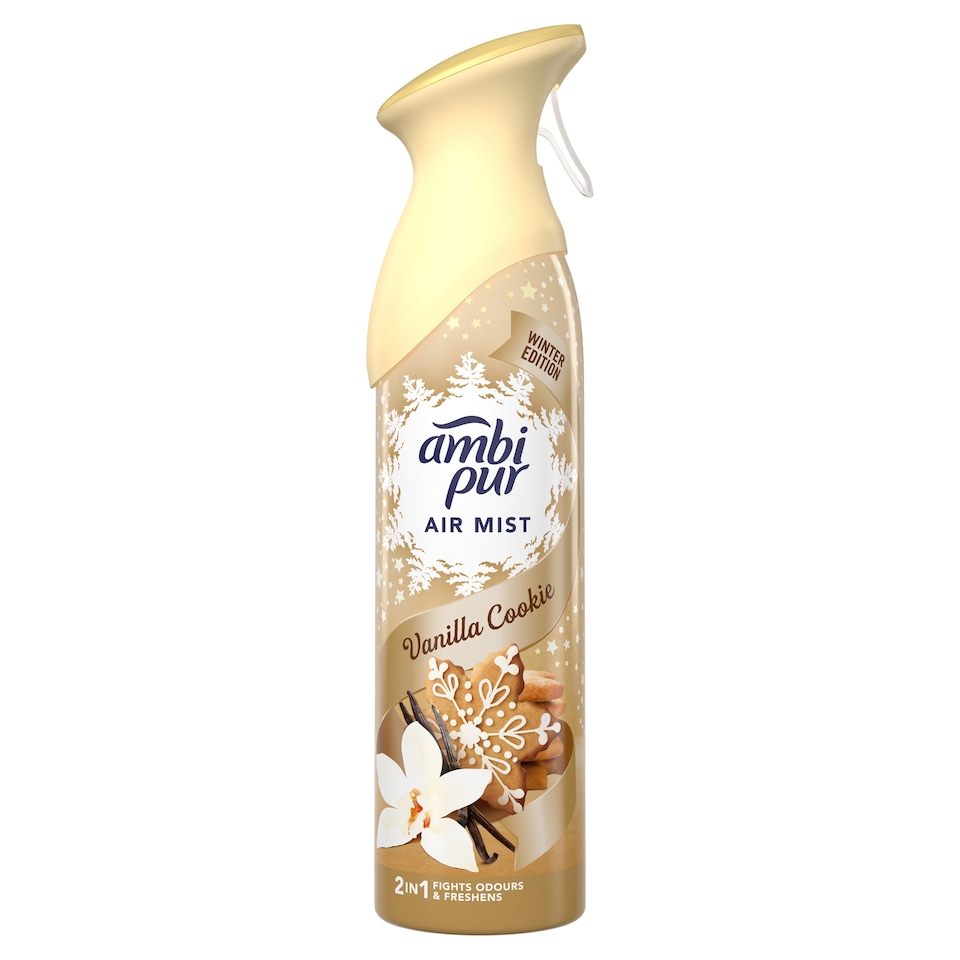 Ambi Pur Légfrissítő Spray, Vanilla Cookie, 185 ml