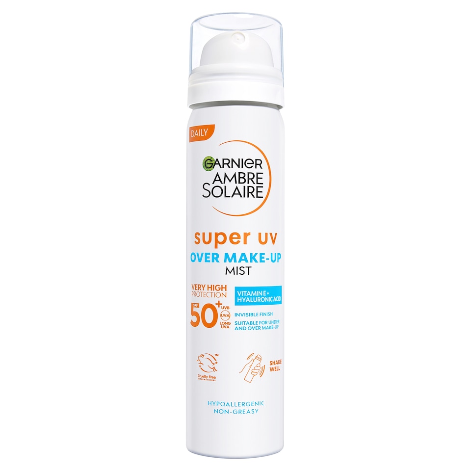 Garnier Ambre Solaire Super UV Over Makeup Mist SPF 50 75 ml