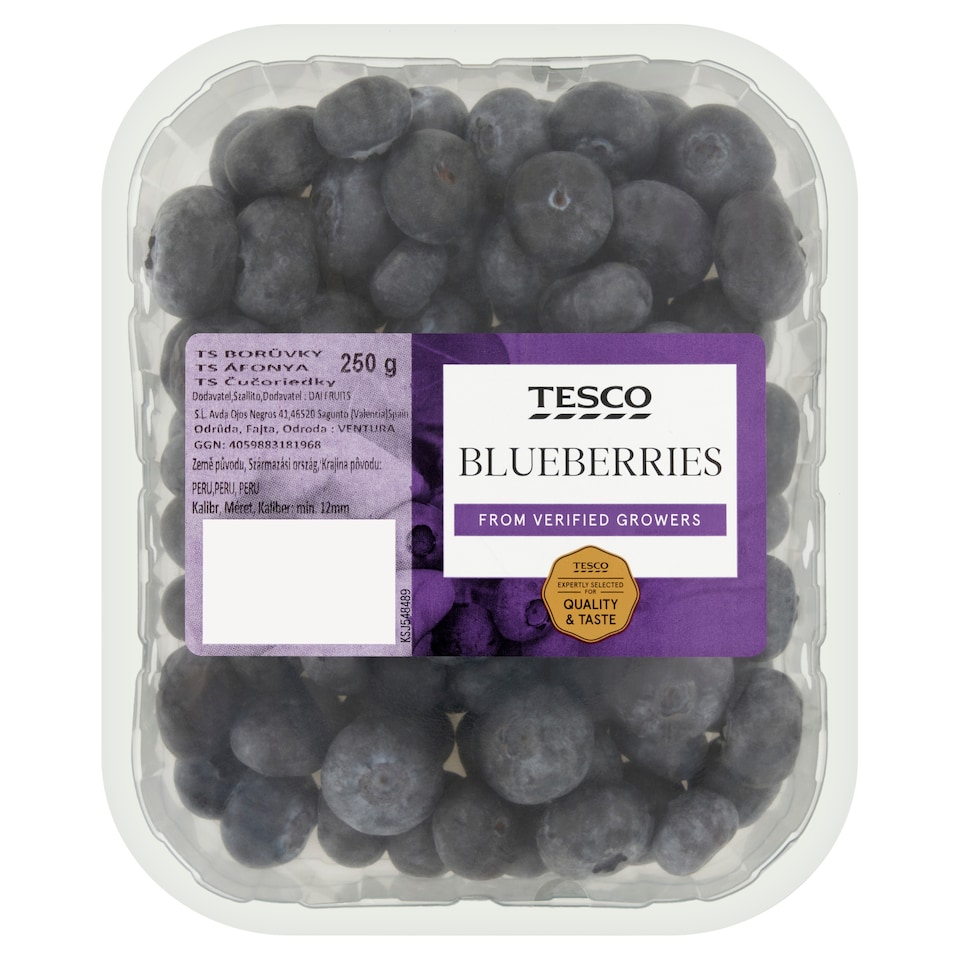 Tesco Borůvky 250g