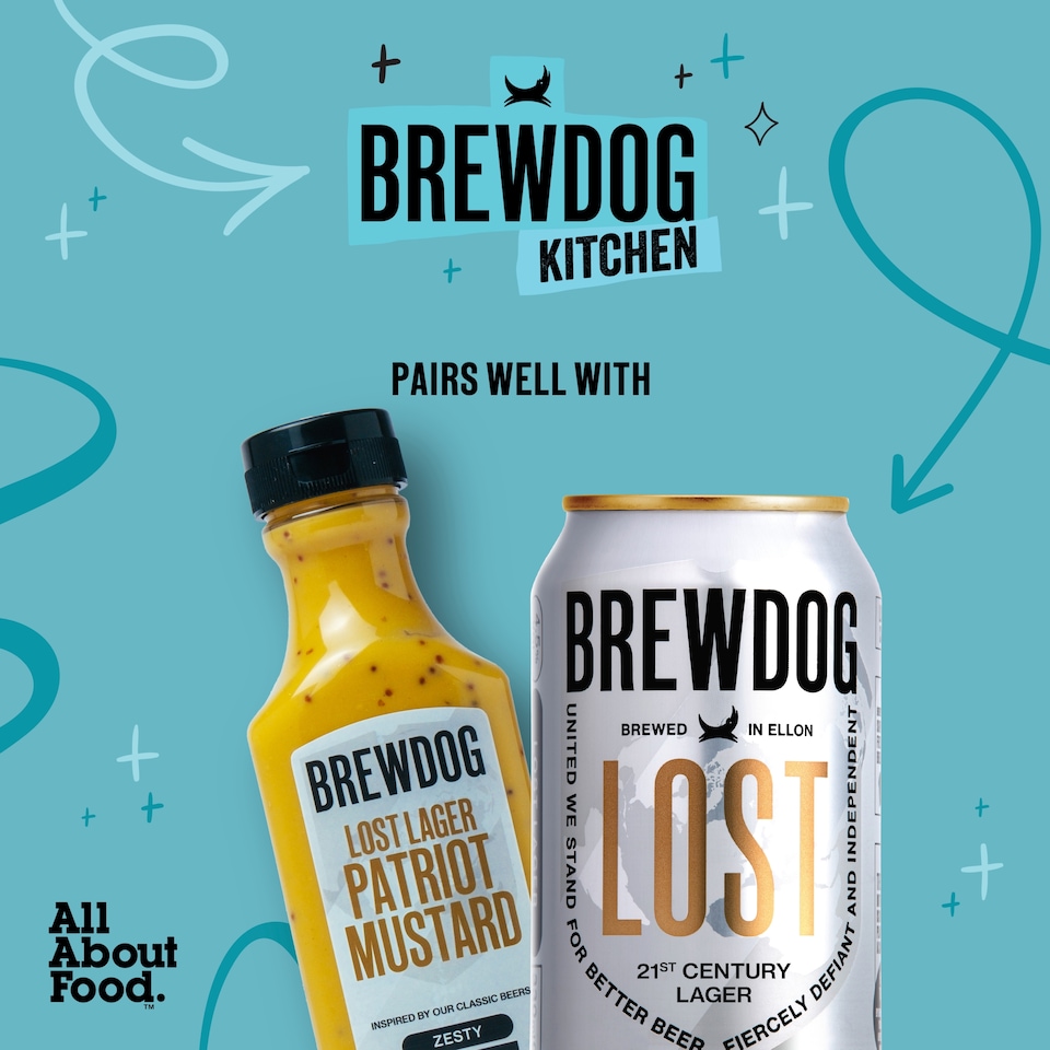 image 1 of BrewDog Lost Lager Patriot Mustard 240ml