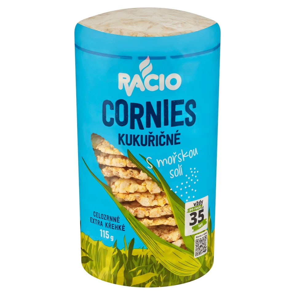 Racio Cornies Corn Cakes with Sea Salt 115 g