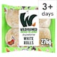 image 1 of Wildfarmed 4 White Bread Rolls 276g