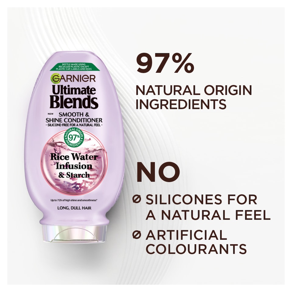 image 1 of Garnier Ultimate Blends Rice Water Conditioner 250ml