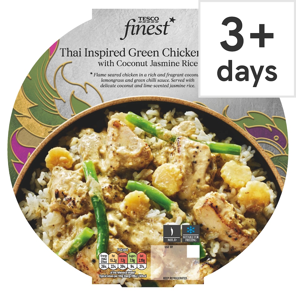 Tesco Finest Thai Inspired Green Chicken Curry 400G