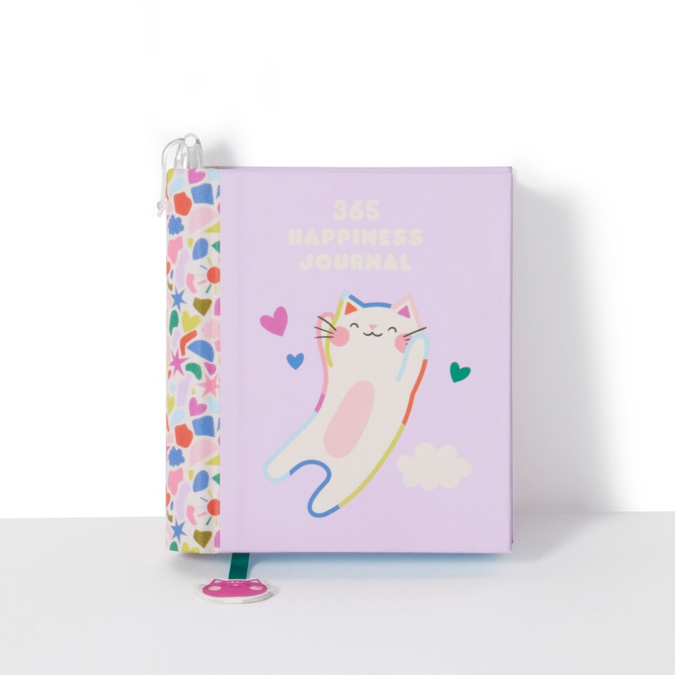 image 1 of Paperchase Terrazzo Cats 365 Happiness Journal