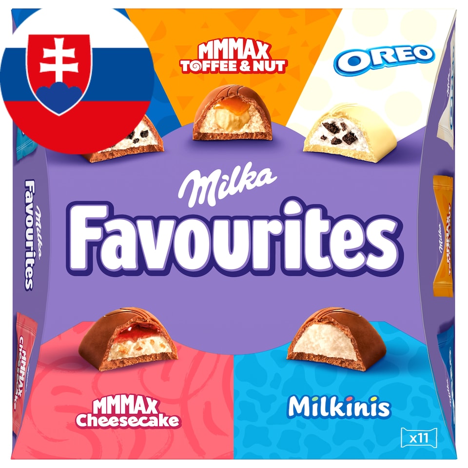 Milka Bonboniéra Favourites, mix praliniek 95 g