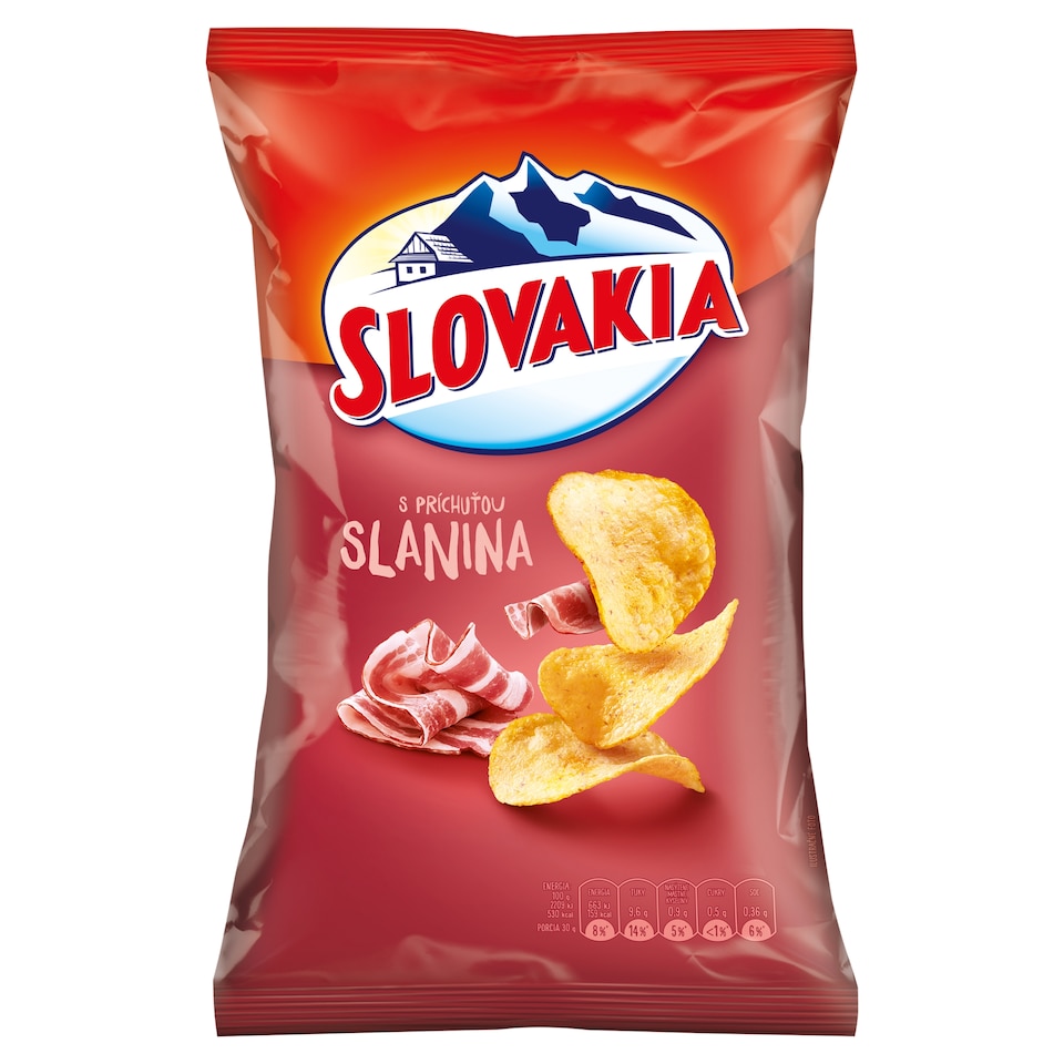 Slovakia Chips Bacon Flavor 130 g