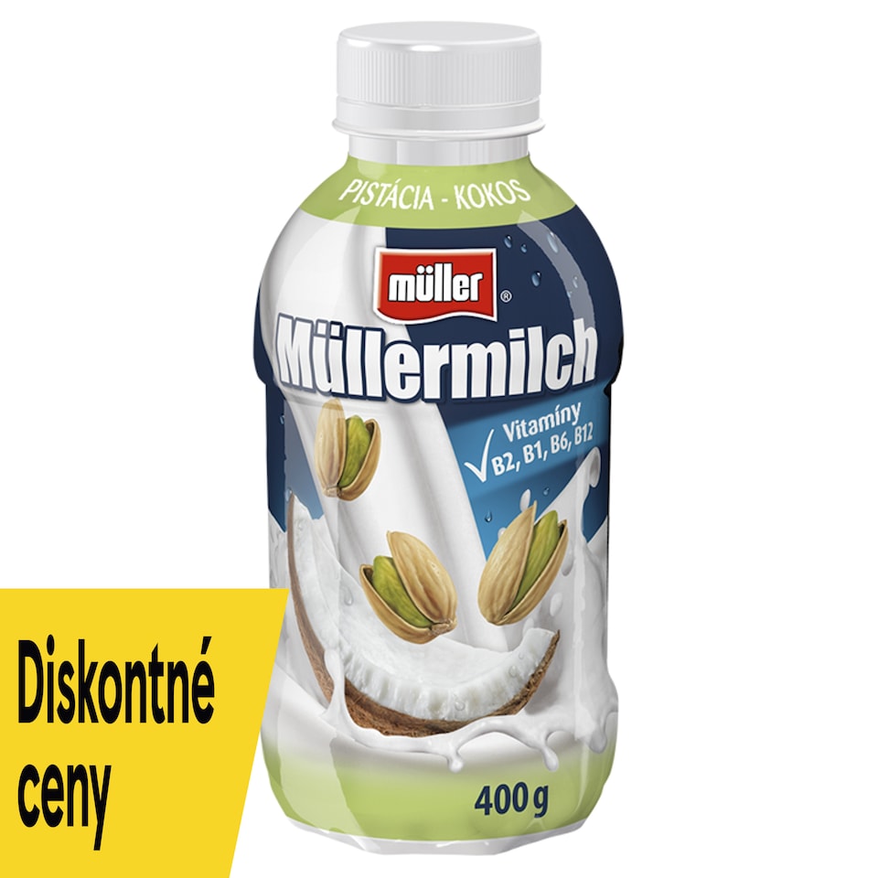 Müller Müllermilch Milk Drink with Pistachio-Coconut Flavour 400 g