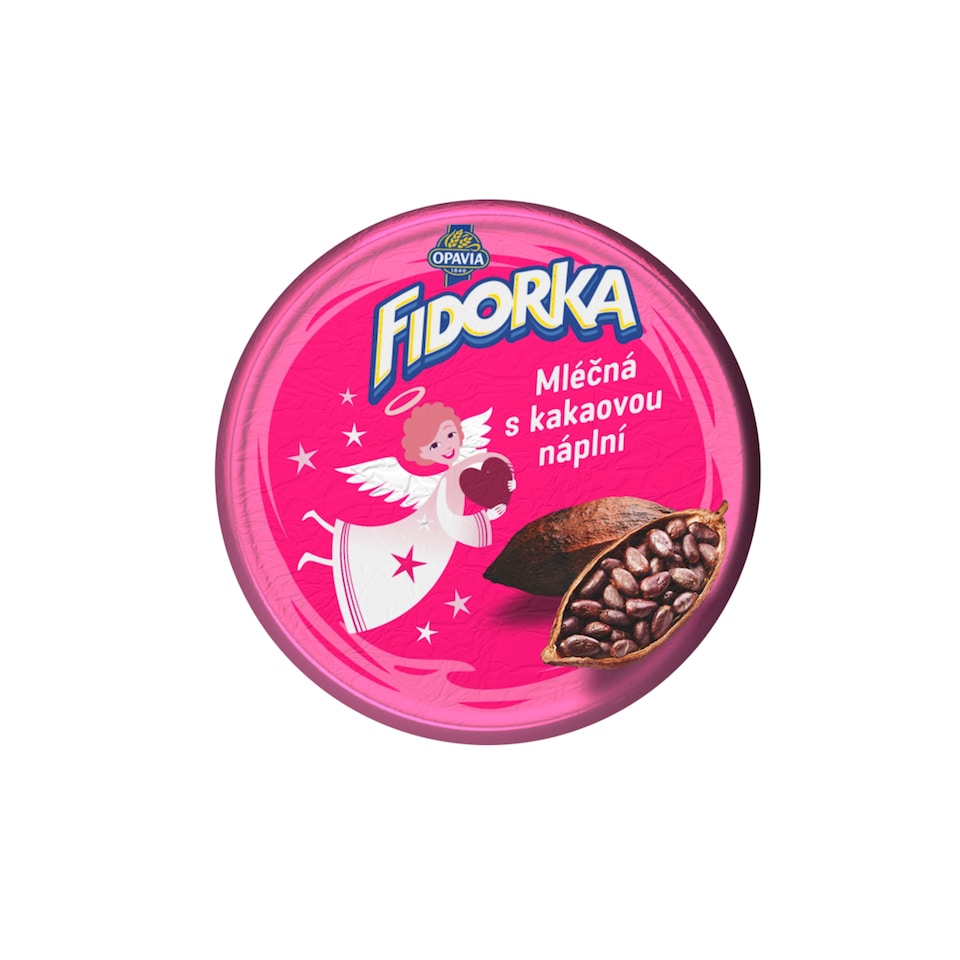 Obrázek 1 pro produkt Fidorka Mléčná s kakaovou náplní Oplatka v čokoládě Samostatné balení 30 g