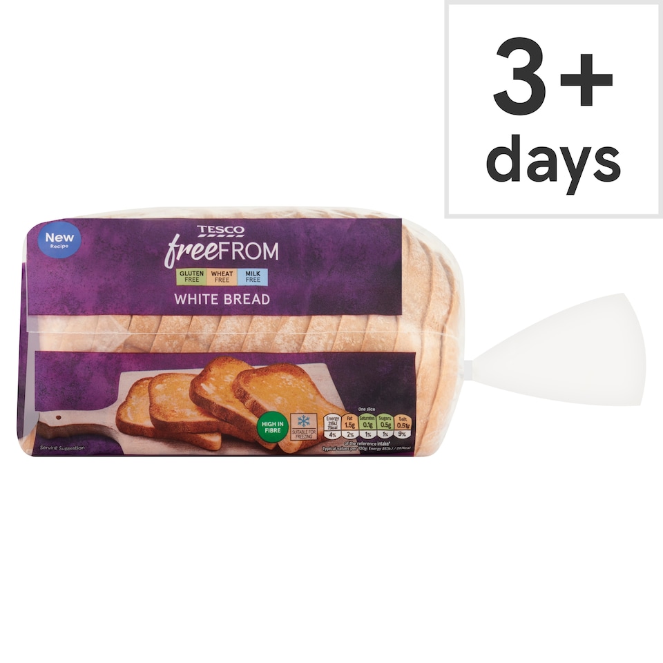 Tesco Free From White Bread 550g