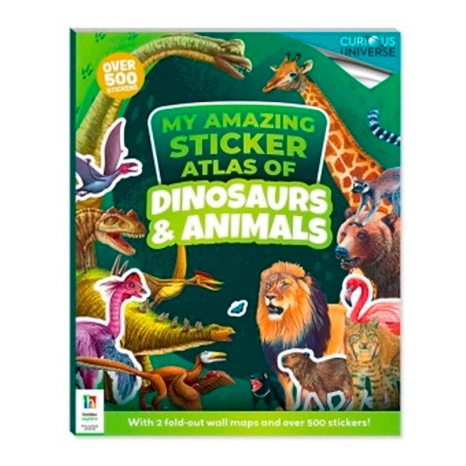 Dinosaur animal atlas sticker book