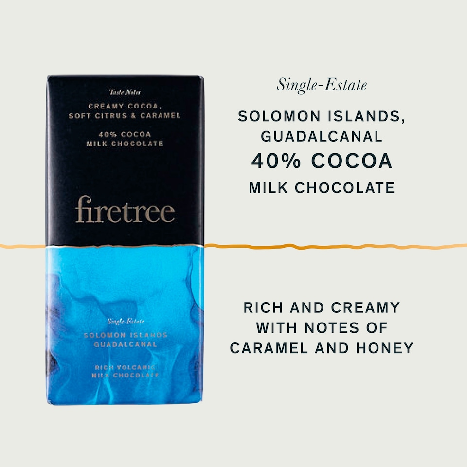 image 1 of Firetree 40% cocoa Milk Chocolate 70g