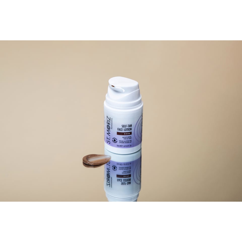 image 1 of St Moriz Professional Self Tan Face Lotion Dark 50ml 