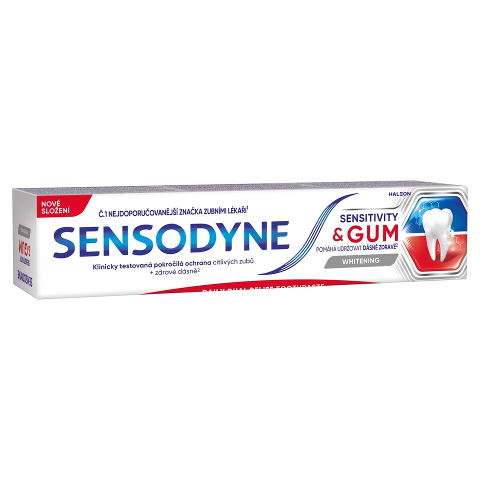 image 1 of Sensodyne Sensitivity & Gum Whitening Toothpaste with Fluoride 75 ml