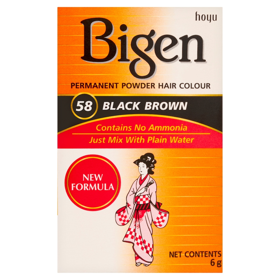 Bigen Permanent Hair Colour Black Brown