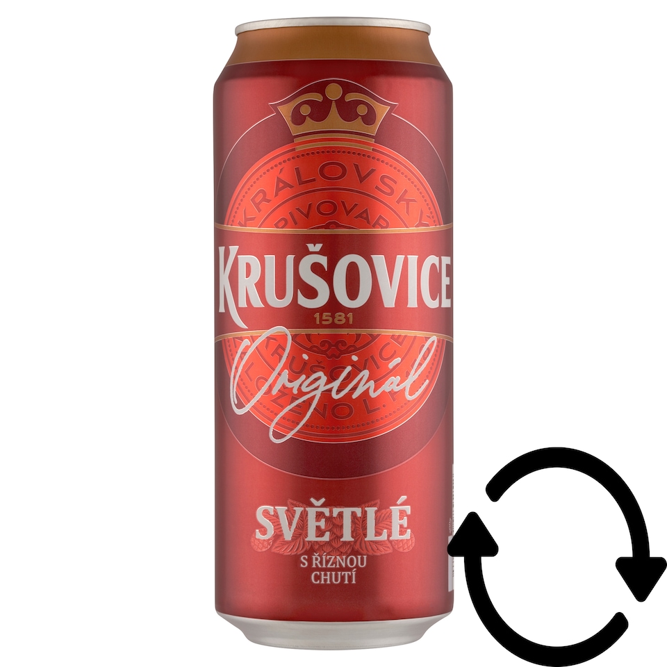 Krušovice Originál import világos sör 4,2% 500 ml