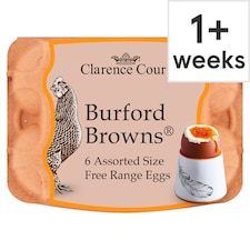 Clarence Court Burford Browns Free Range Eggs 6 Pack