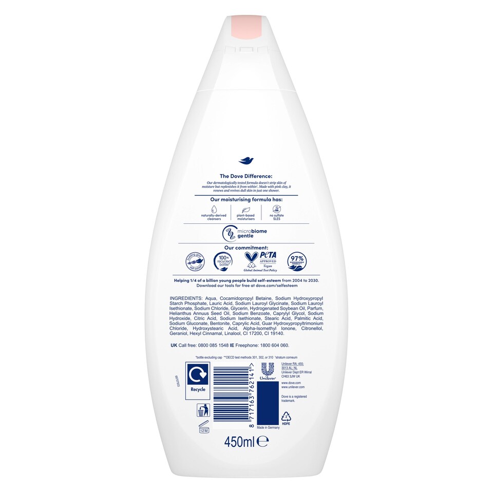 image 1 of Dove Bodywash 450Ml Renewing Glow