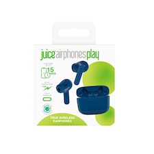 JUICE TRUE WIRELESS PLAY AIRPHONES BLUE