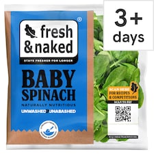 Fresh & Naked Spinach 125G