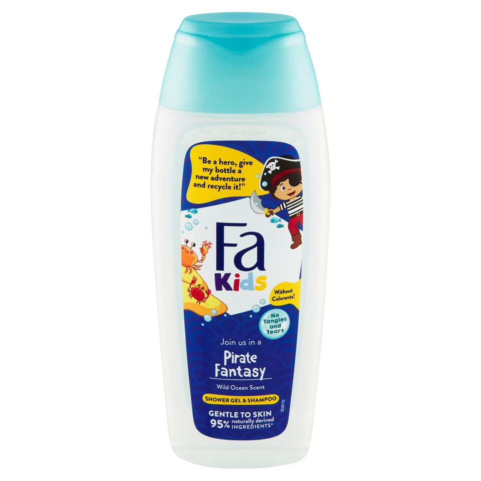 obrázok 1 z Fa Kids Pirate Fantasy sprchovací gél a šampón 2v1 400 ml