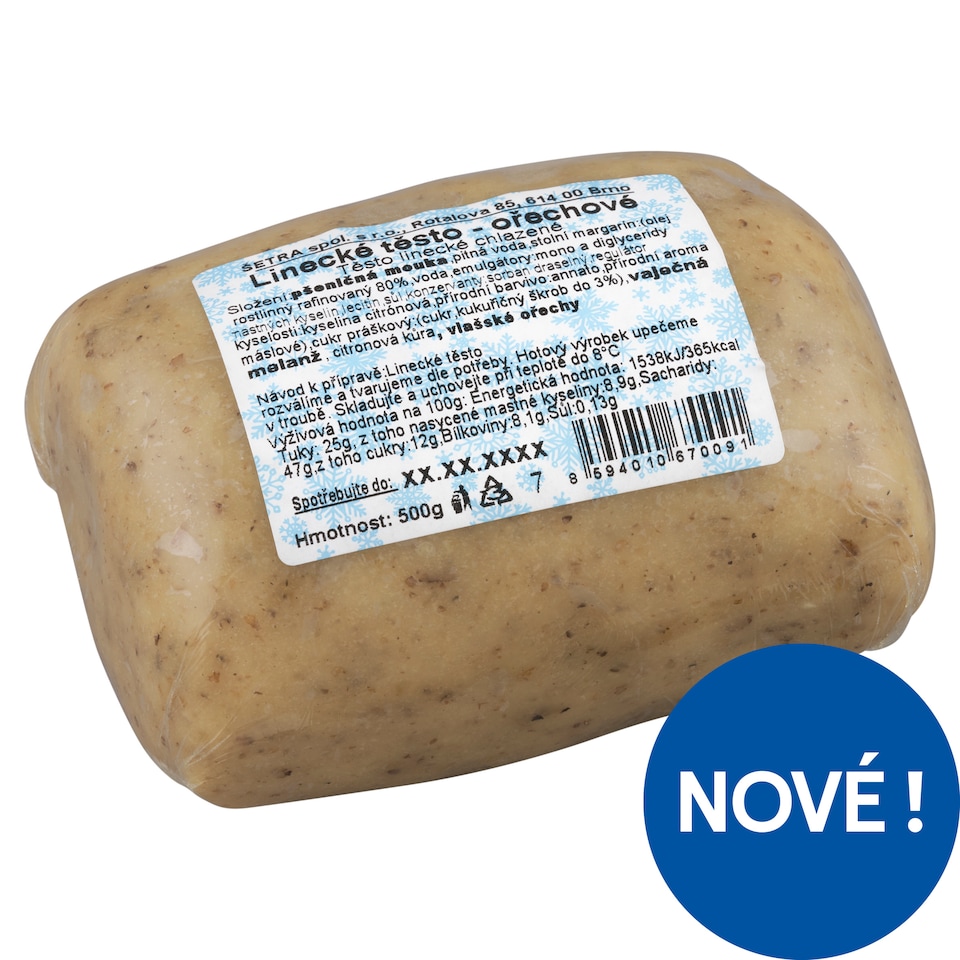 Šetra Linecké těsto ořechové 500g