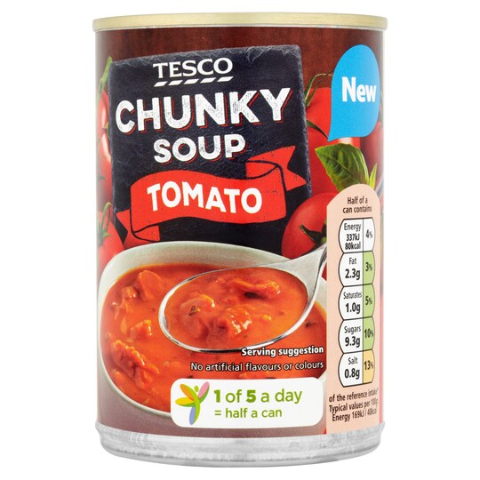 Tesco Chunky Tomato Soup 400G Tesco Groceries