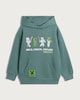 image 4 of Minecraft Cotton Rich Build Create Explore Hoodie in Green