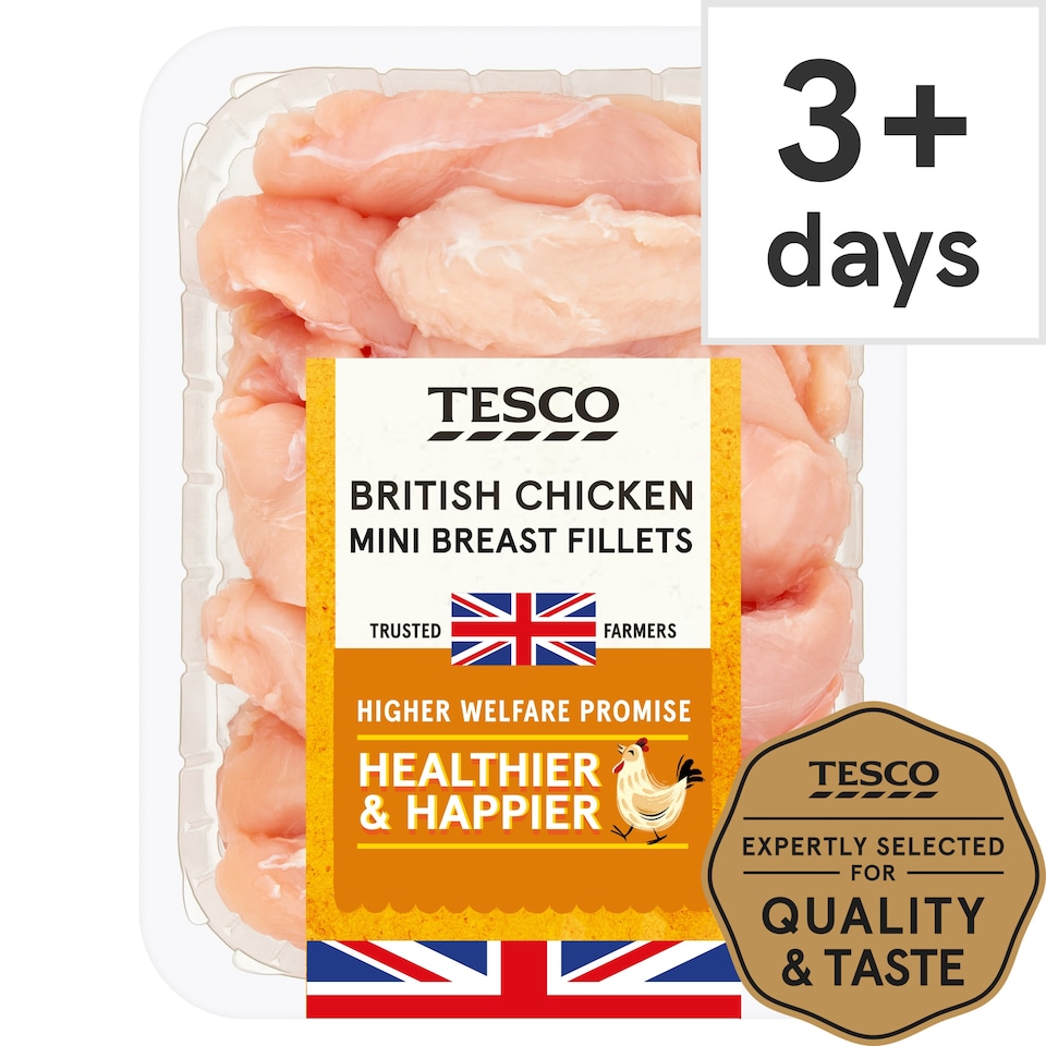 Tesco Chicken Breast Mini Fillets 650g