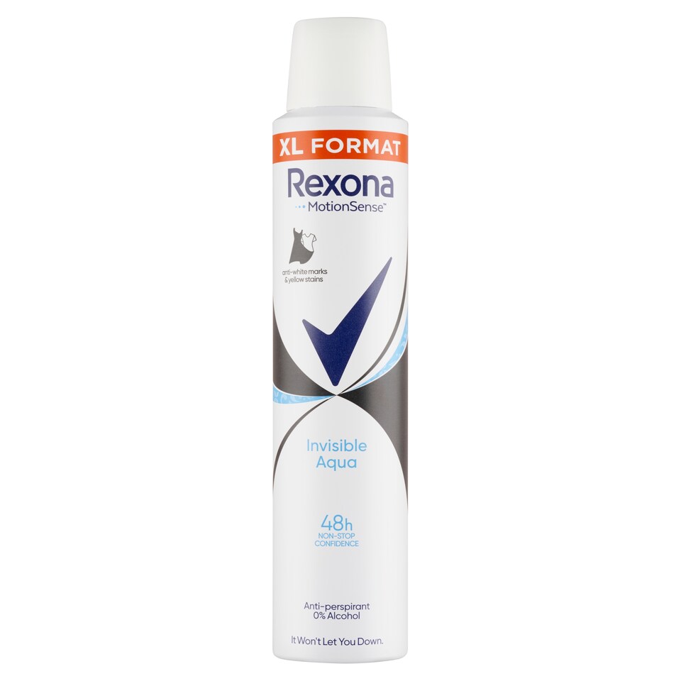 obrázok 1 z Rexona Invisible Aqua compressed antiperspirant sprej 200 ml