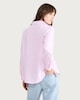 image 3 of F&F Pure Cotton Stripe Print Button Up Shirt in Pink