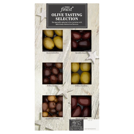 Tesco Finest Olive Tasting Selection 140G Tesco Groceries