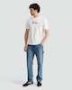 image 2 of F&F Pure Cotton Relaxed Carpenter Jeans in Blue