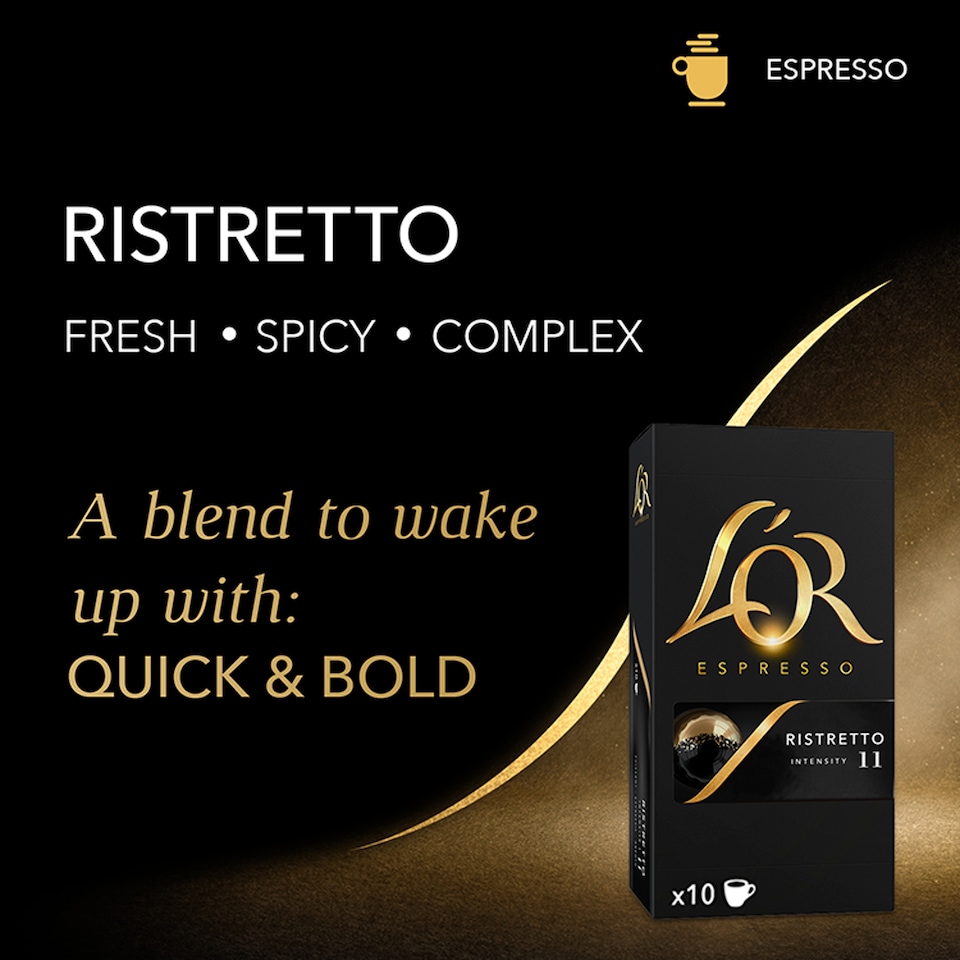 image 1 of L'or. Espresso Ristretto Coffee Pods X10 52G