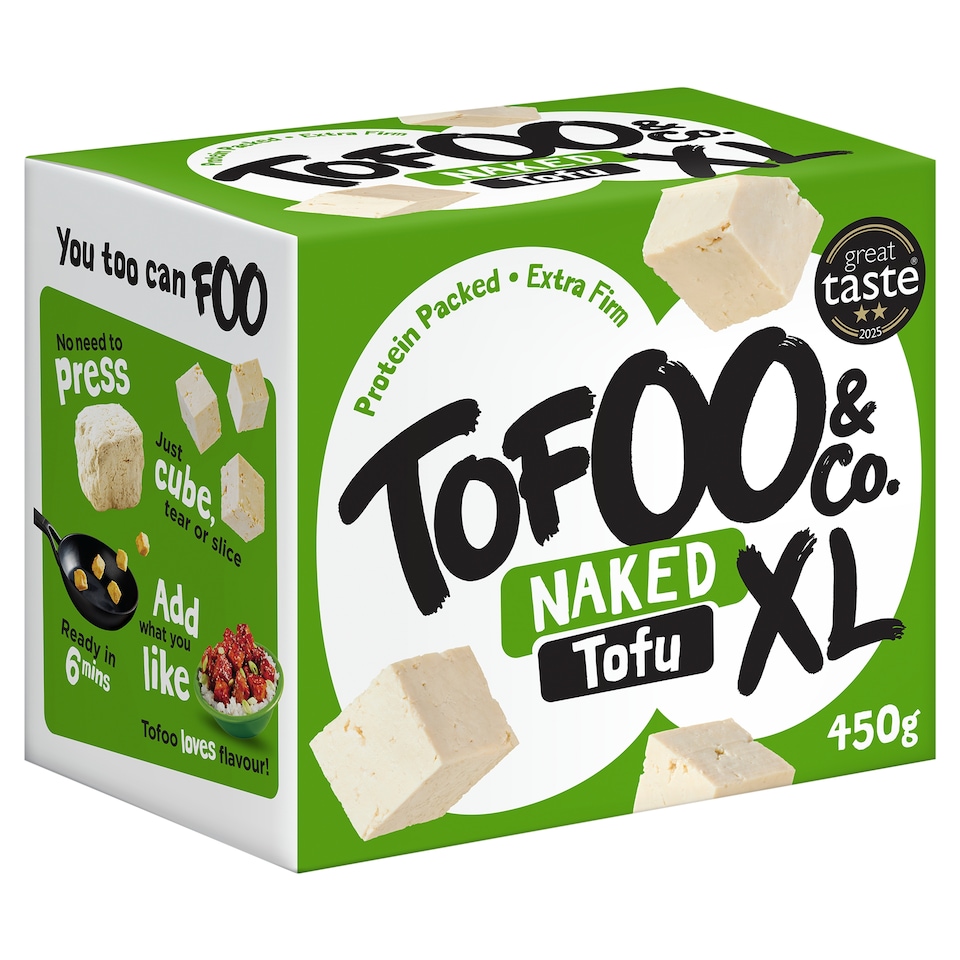 The Tofoo Co. Extra Firm Organic Tofu Naked XL 450g