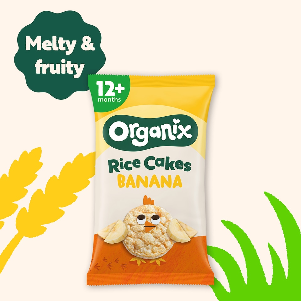image 1 of Organix Banana Rice Cake Clouds 40G