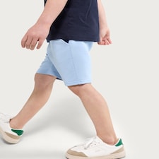 F&F Boys Cotton Rich Drawstring Shorts in Blue