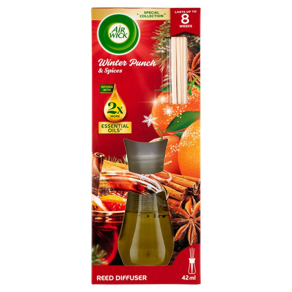 Air Wick Gyümölcsös Téli Puncs pálcikás légfrissítő 42 ml 1. kép