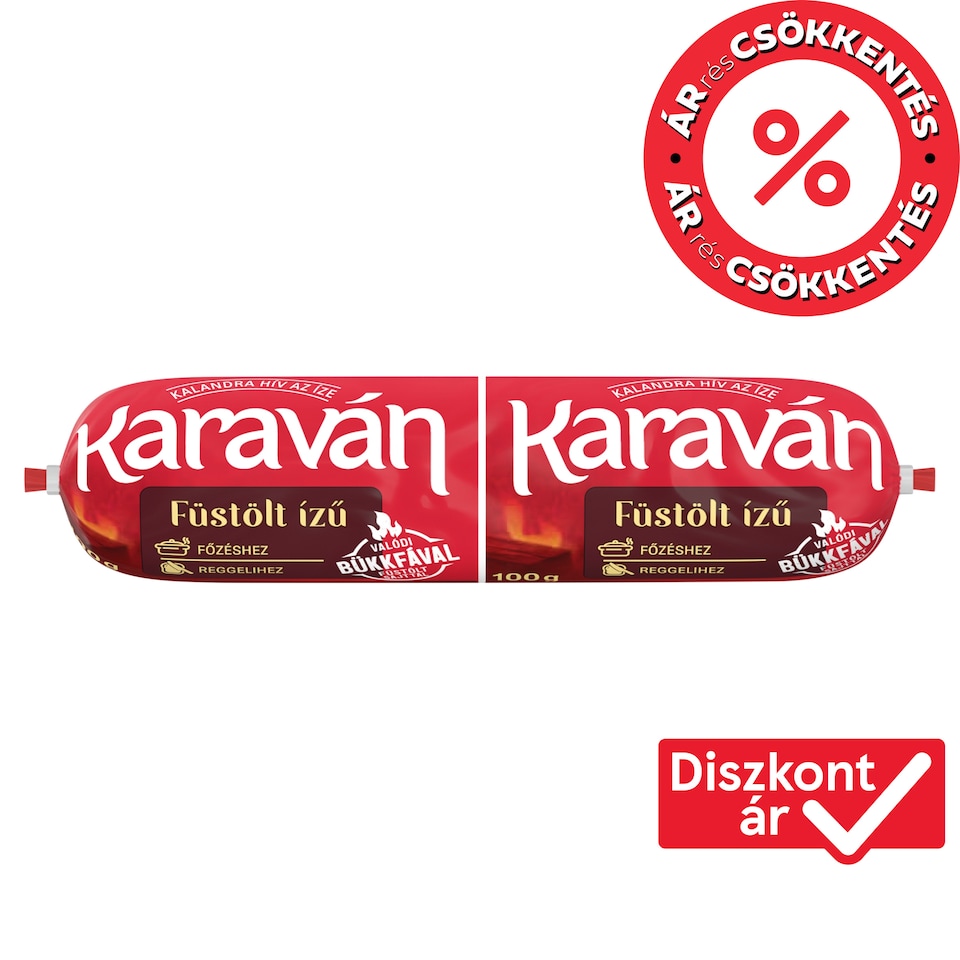 Karaván Smoke Flavoured, Fat, Processed Cheese Spread 100 g