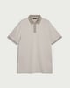 image 4 of F&F Modal Rich Textured Polo Shirt in Cream