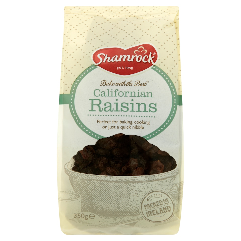 Shamrock Californian Raisins 350G