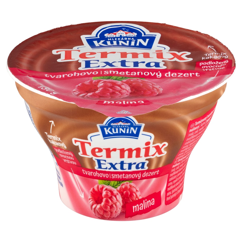 image 1 of Mlékárna Kunín Termix Extra Cottage Cheese Cream Dessert Raspberry 130g