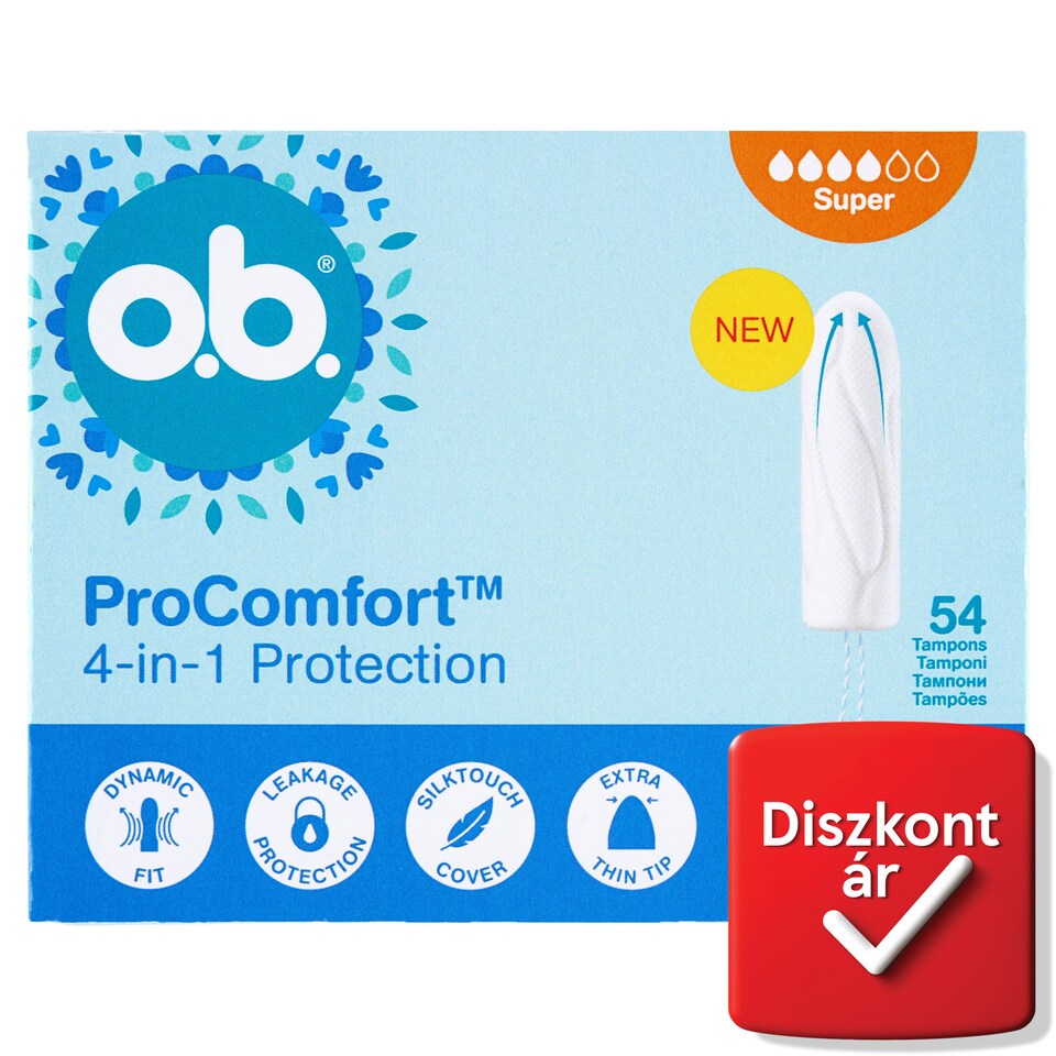 o.b. ProComfort Super Tampons 54 pcs