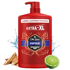 Old Spice Captain Men’s 3-in-1 Wash, Shower Gel & Shampoo 1000ml