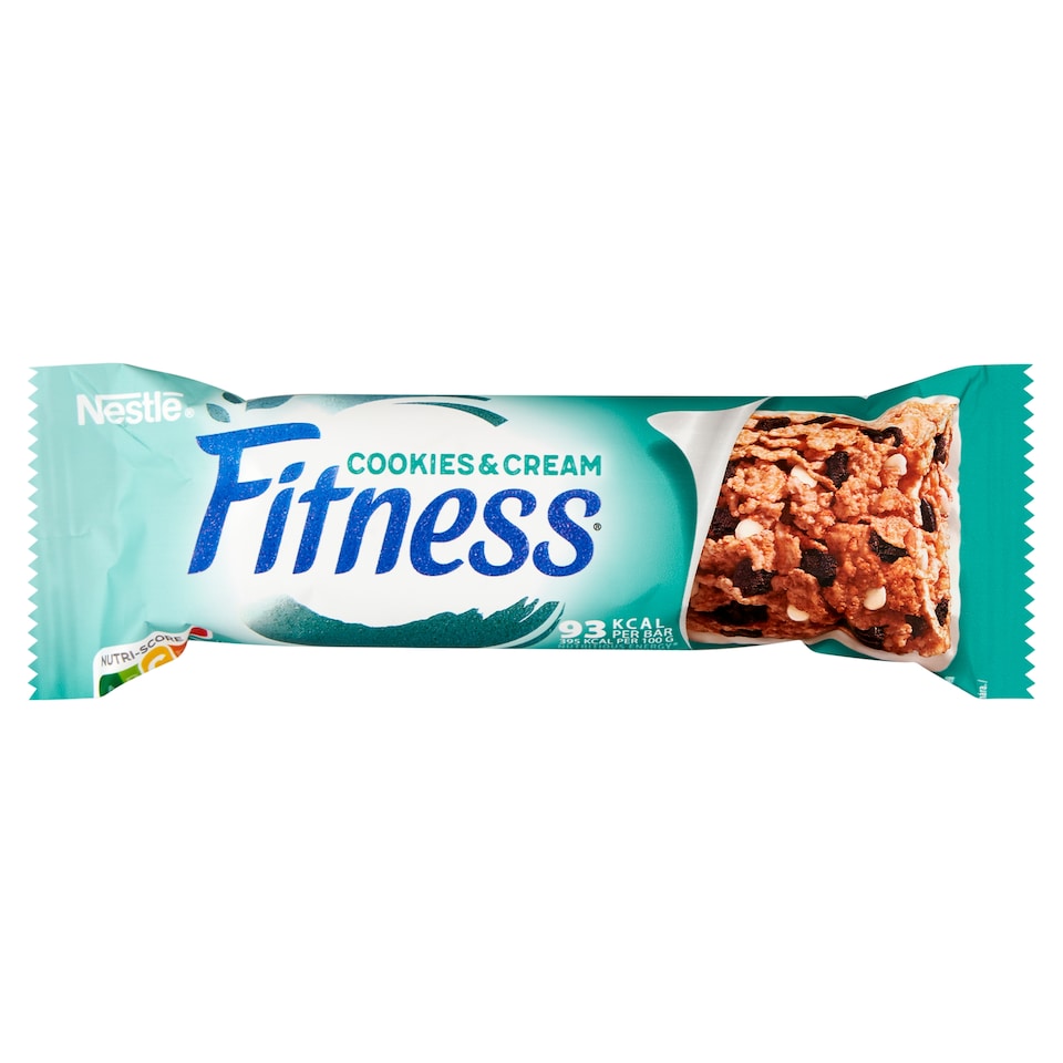 Nestlé Fitness Cookies & Cream gabonapehely-szelet vitaminokkal és ásványi anyagokkal 23,5 g 1. kép