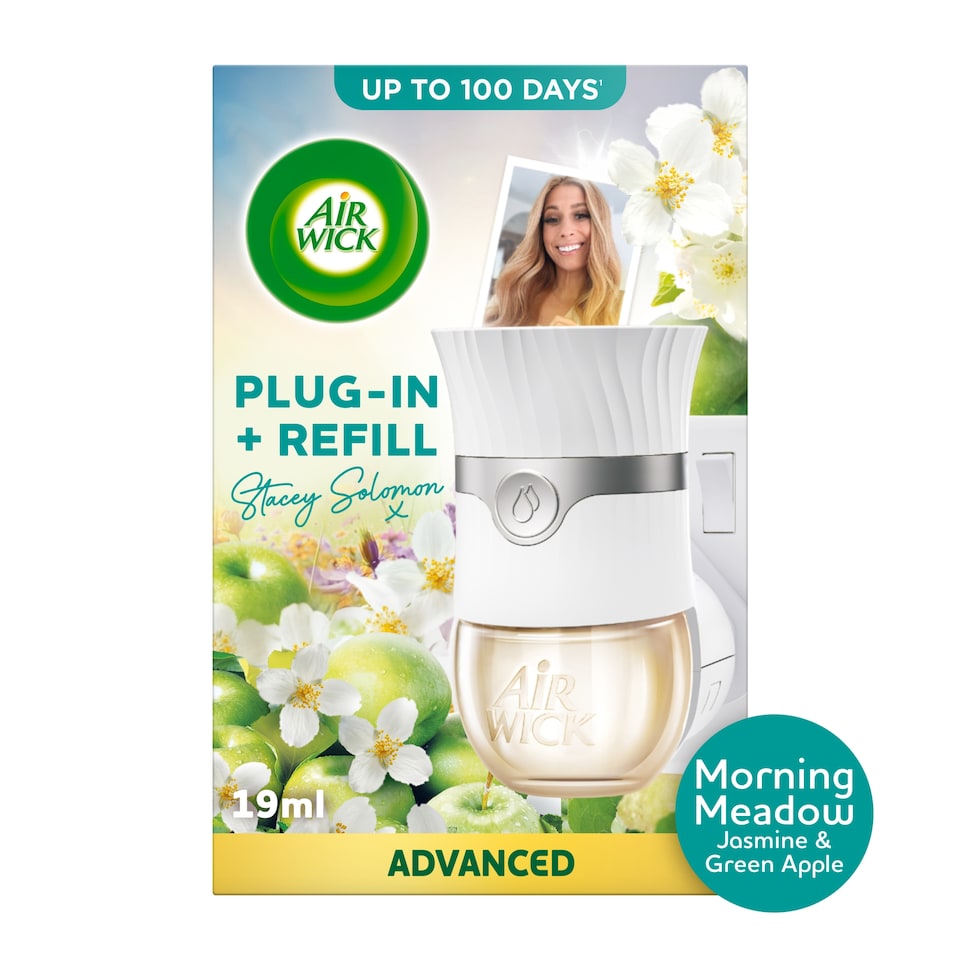 Air Wick Stacey Solomon Morning Meadow Plug In Kit 19ml