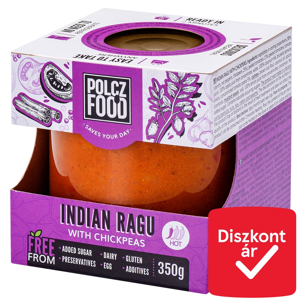 Polcz indiai csicseriborsó ragu 350 g